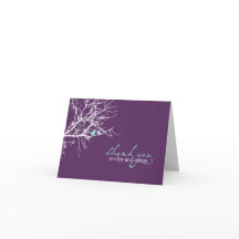 Sentada en un Árbol Nota de Agradecimiento