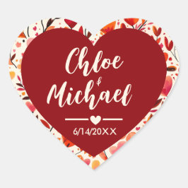 Sentidos Blooms Circulares Y Pegatinas De Boda