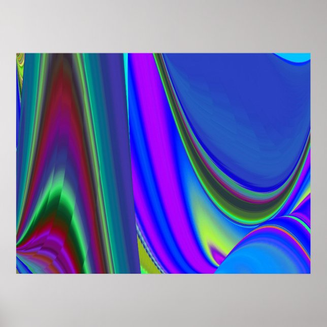 Sentimiento de verano, Arte de arcoíris 3D abstrac (Frente)