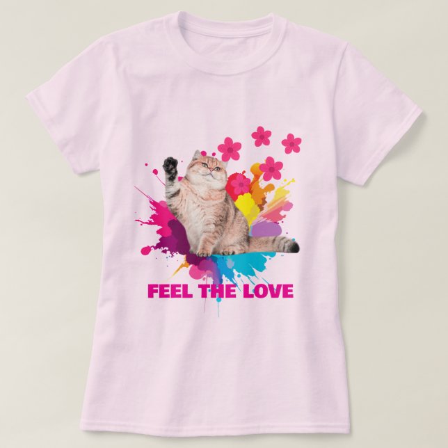 SENTIR EL AMOR CAMISETA DE MODA ADVcreators ARTÍCU (Diseño del anverso)