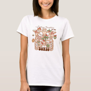 Sentir Navidades en mi camiseta de huesos