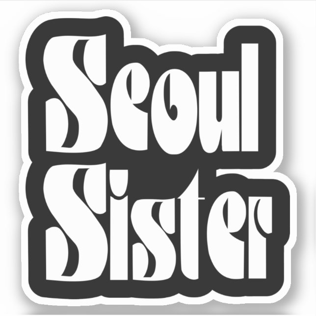Seoul Sister Pegatina (Anverso)