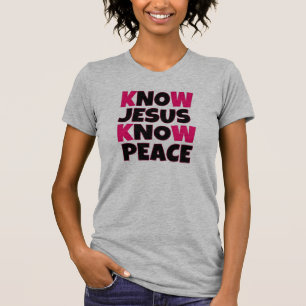 Sepa que Jesús sabe la camisa de las mujeres de l