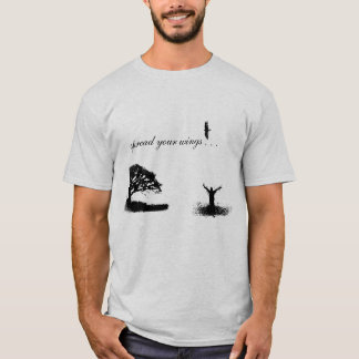 Separe su camiseta de las alas