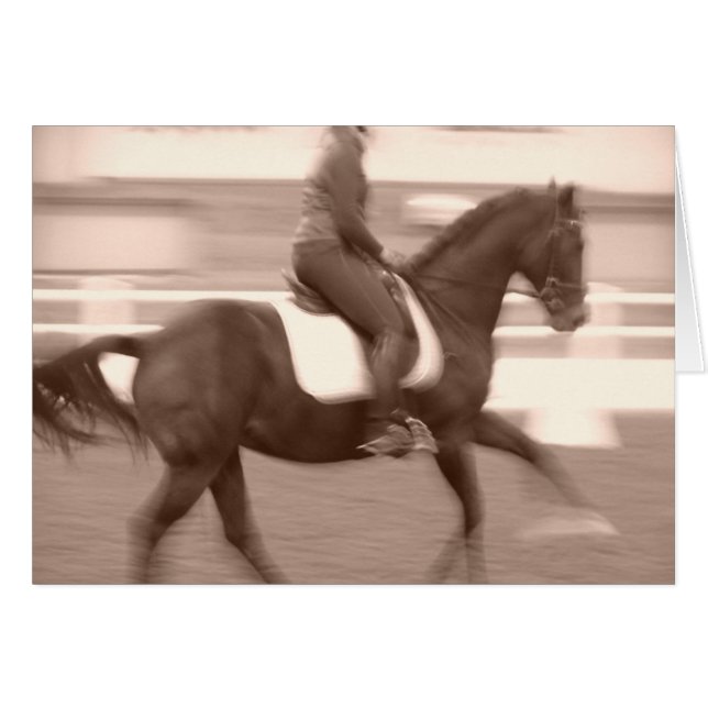 Sepia Abstract Dressage (Anverso (Horizontal))