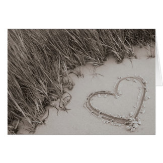 Sepia del corazón de la playa