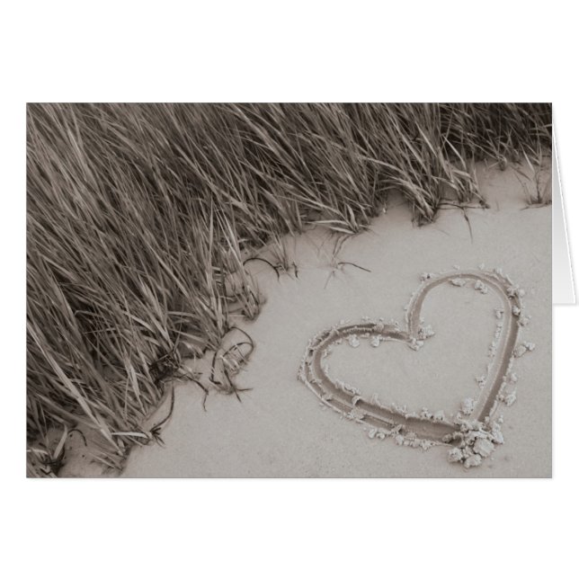 Sepia del corazón de la playa (Anverso (Horizontal))