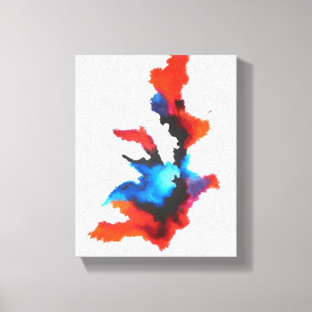 Sepia Resumen de arte Expresionismo Pintura acríli (Anverso)