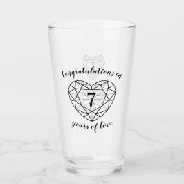 Séptimo aniversario 7 años de amor negro personali