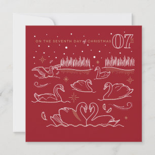 Séptimo Día de Navidades Plano / Tarjeta fotográfi