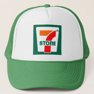 Séptimo gorra de piedra del camionero