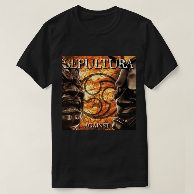 Sepultura contra copia clásica de camiseta (Diseño del anverso)