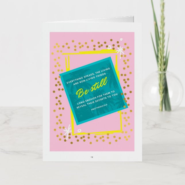 Ser aún citado verde rosado (Anverso)