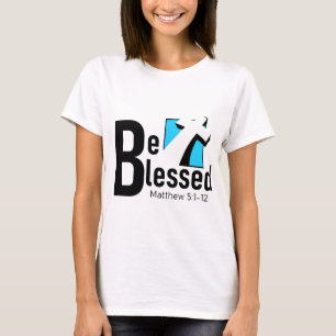 Ser Bendecida Con Cruz Y Escrituras Camiseta De Mu