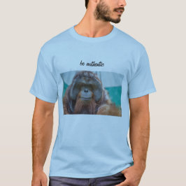 ser camiseta orangután auténtica