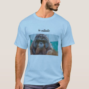 ser camiseta orangután auténtica