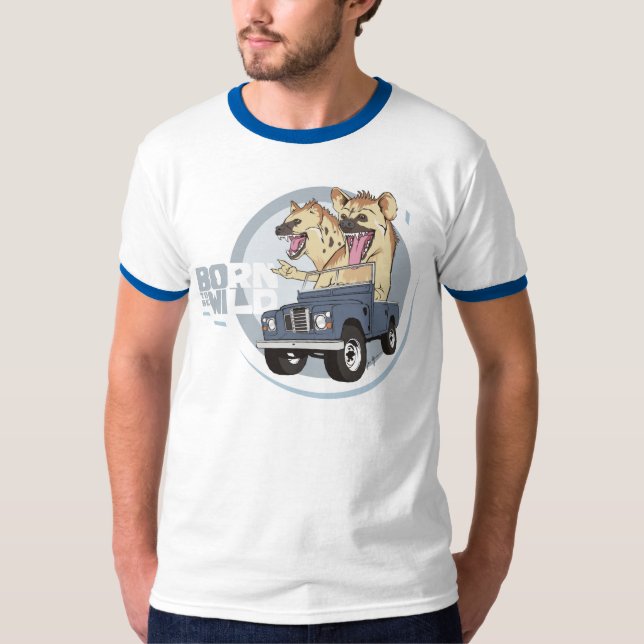 (Ser) camiseta salvaje nacida de los Hyenas del (Anverso)