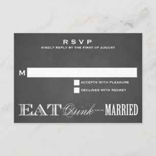 SER CHALKBOARD CASADO RSVP 3.5 x 5