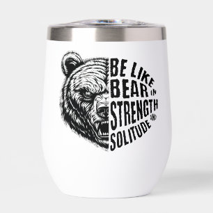 Ser como el oso con fuerza y soledad