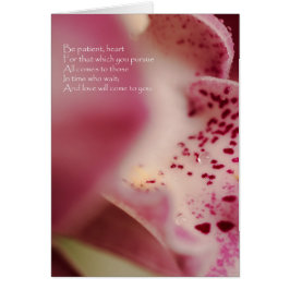 Ser corazón de paciente - orquídeas