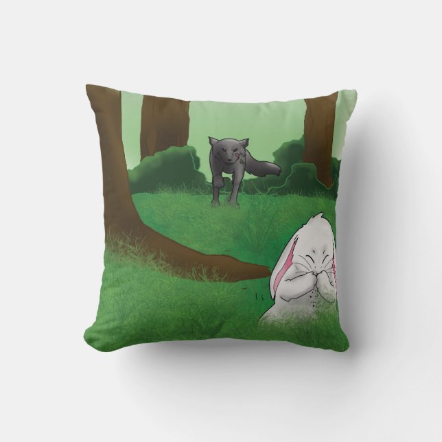 Ser cuidadoso con la almohada de conejo (Anverso)