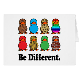 Ser diferentes patos