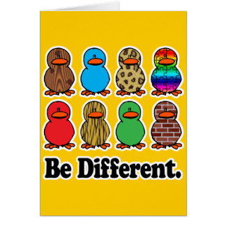 ser diferentes patos de pato divertidos