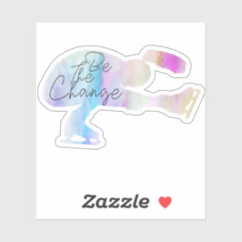 ser el pegatina de comillas de cambio