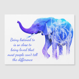 Ser escuchado igual que amar a los elefantes