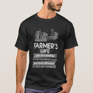 Ser Esposa De Un Agricultor En Una Camisa Orgullos