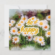 Ser feliz tarjeta de saludo