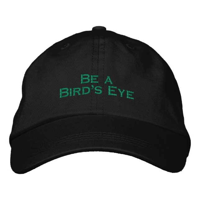 Ser Gorra bordado para la conservación de aves ocu (Anverso)