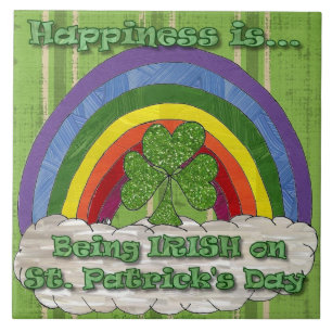 Ser Irlandés en el Día de San Patricio Baldosa Cer