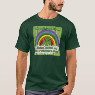 Ser irlandés en la camiseta del Día de San Patrici