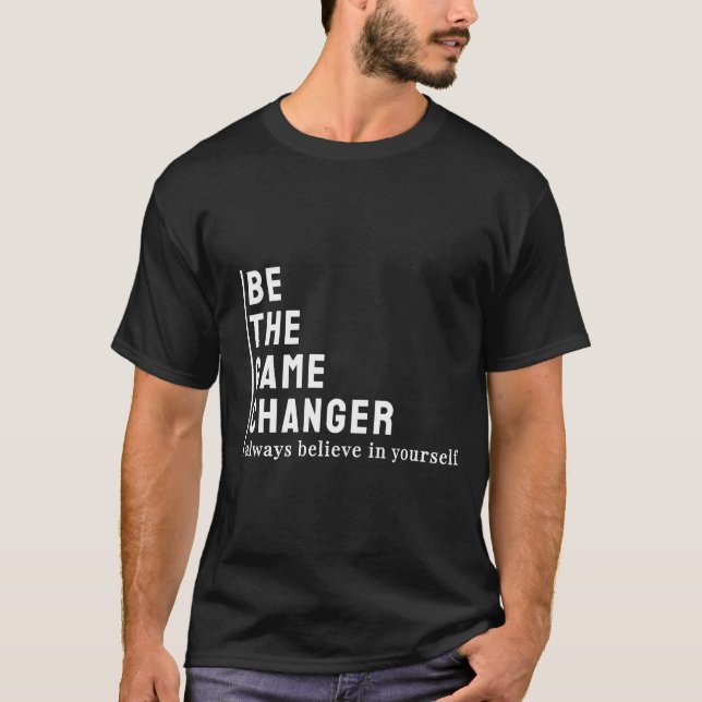 Ser La Camiseta Retro Gamer de Cambio de Juego (Anverso)