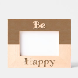 Ser marco de imagen feliz (amarillo mantequilla y 