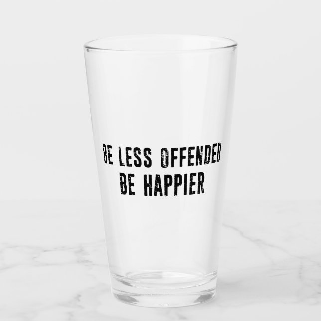 Ser Menos Ofendido Sea Más Feliz (Anverso)