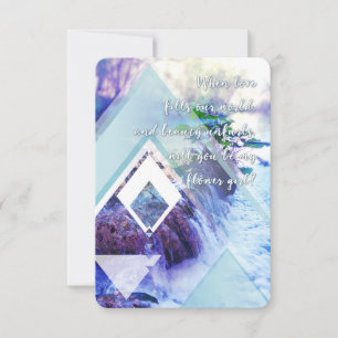 ser mi niña de las flores invitación waterhaze