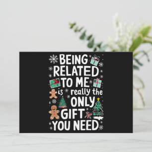 Ser Pariente Mío Regalo De Navidad Familiar Xmas