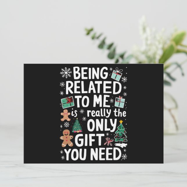 Ser Pariente Mío Regalo De Navidad Familiar Xmas (Anverso de pie)