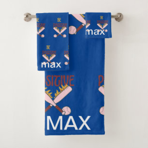 Ser personalizado de béisbol positivo personalizad