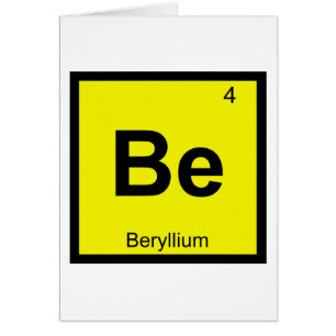 Ser - Química del berilio Símbolo de la tabla peri