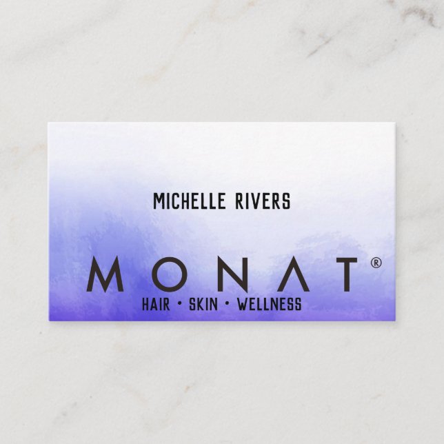 ser su propia tarjeta de visita MONAT (Anverso)