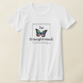 Ser transformadas camisetas de mujeres, tee de muj