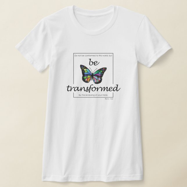 Ser transformadas camisetas de mujeres, tee de muj (Distribución)