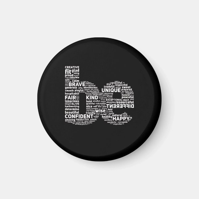 Ser un imán de arte de palabras (Frente)