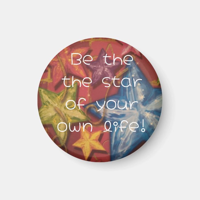 Ser Un Imán Estrella Brillante (Frente)