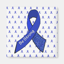 Ser un imán fuerte con cintas azules de conciencia