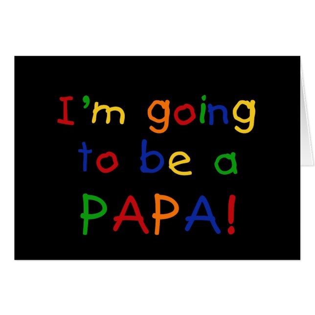 Ser un papá - Colores primarios (Anverso (Horizontal))