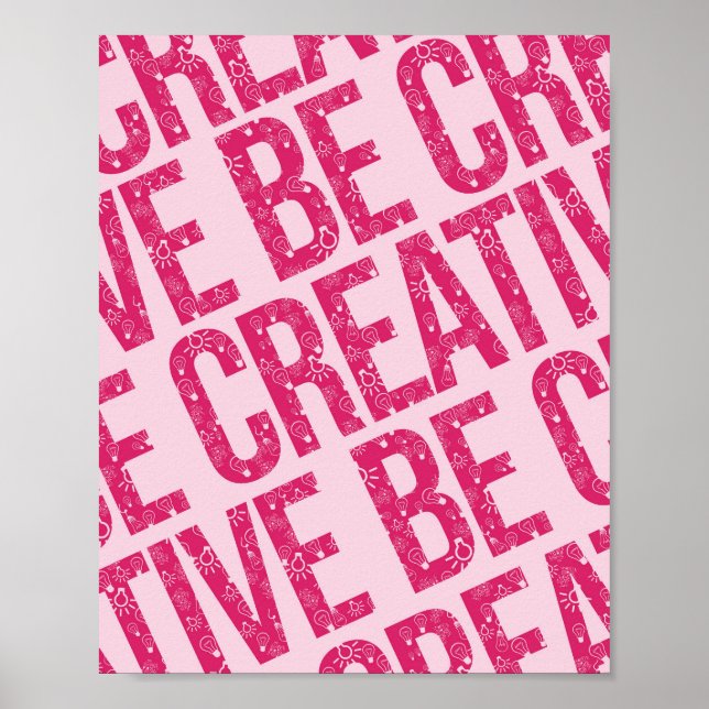 Ser un patrón creativo Ejemplos de arte de palabra (Frente)